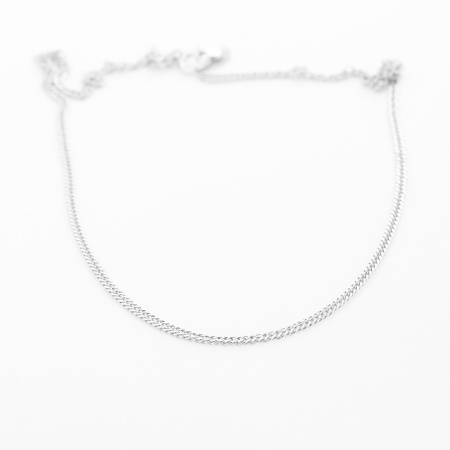 Цепь серебряная «Двойной ромб»