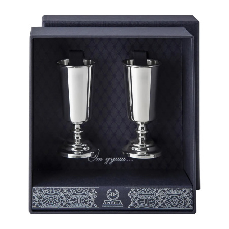 2 серебряные рюмки «Джентльмен»