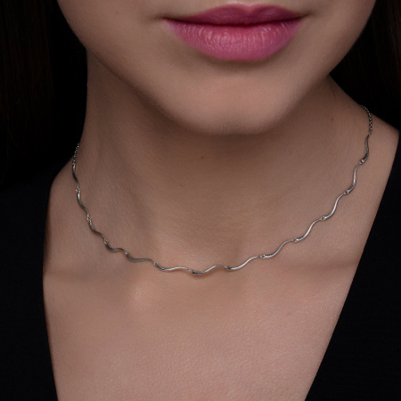 Колье из серебра