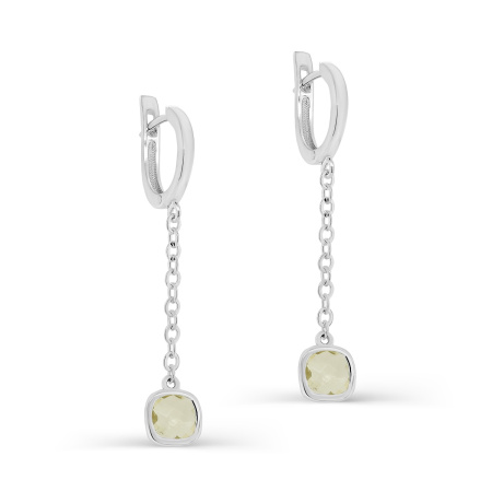 Серебряные серьги с алпанитом