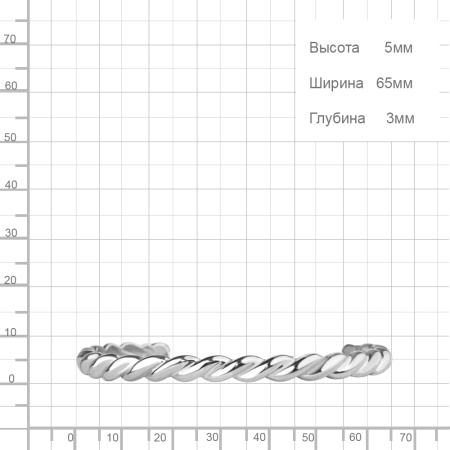 Браслет из серебра