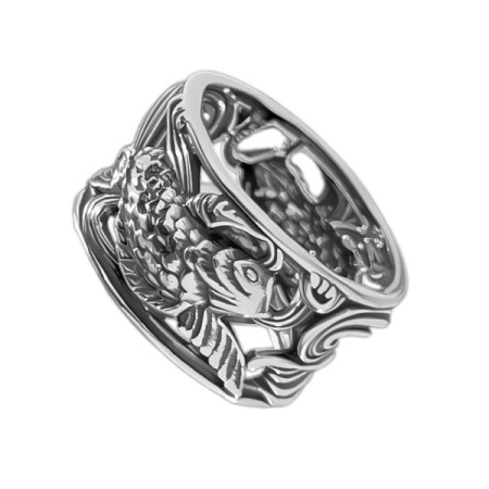 Кольцо из серебра «Лагуна»