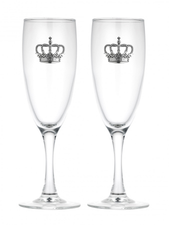 2 бокала для шампанского «Царица»