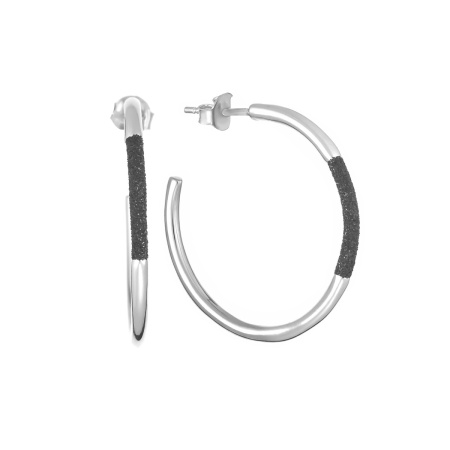 Серебряные серьги-пусеты «Universe»