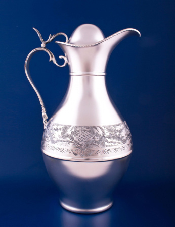Серебряный кувшин для воды «Ривьера» №8