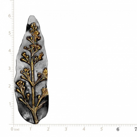 Подвеска из серебра «Цветы России»