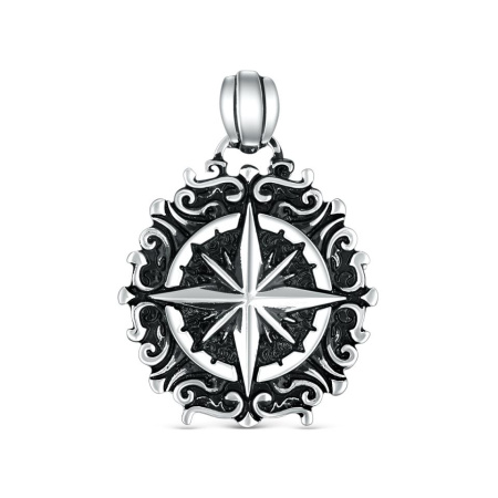 Серебряный кулон «Компас»