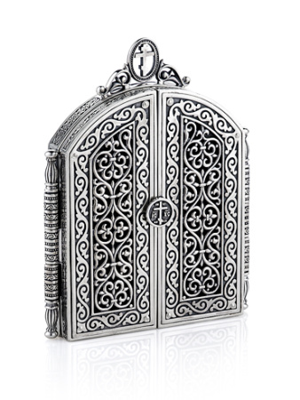 Серебряный складень «Святая Троица»