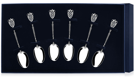 Серебряный набор «Меценат» 6 чайных ложек