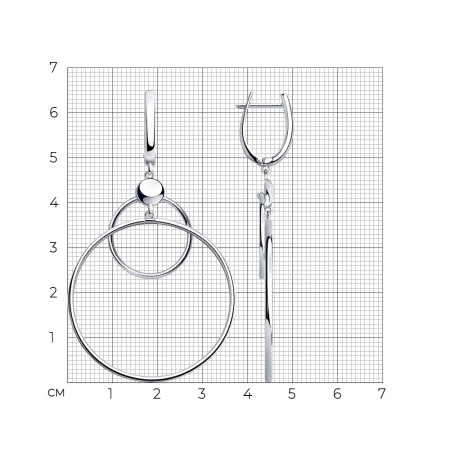 Серьги из серебра