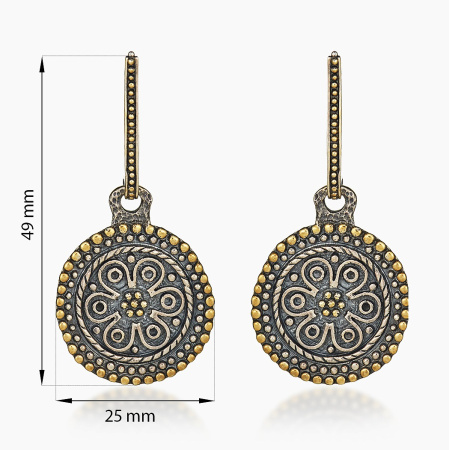 Серьги из серебра