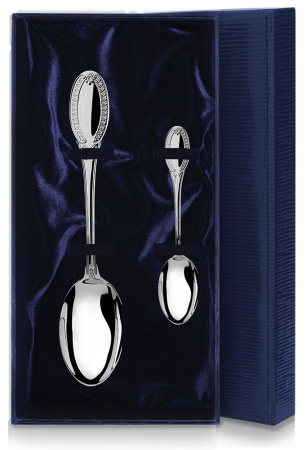 Серебряный набор «Император» столовая и чайная ложки