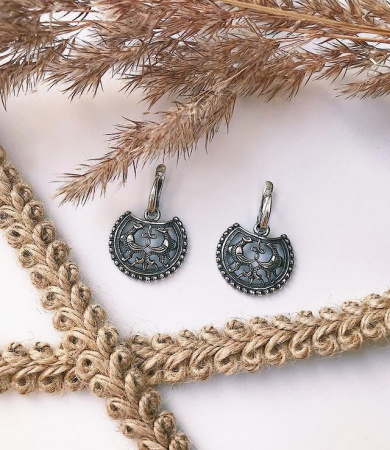 Серебряные серьги «Птицы»