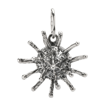 Серебряный кулон «Ерш»