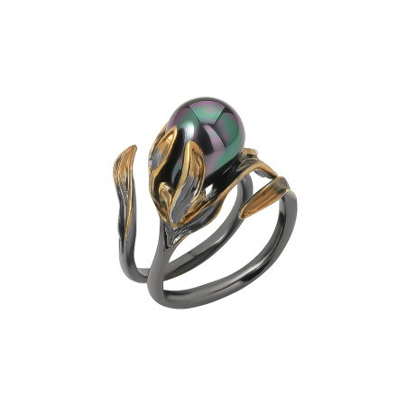 Кольцо из серебра «Ар-нуво»