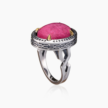 Серебряное кольцо «Тулитовые Грезы»