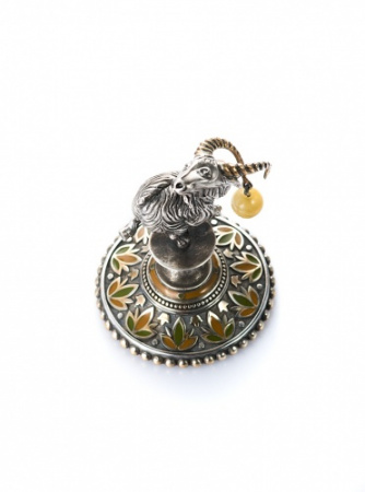 Статуэтка серебряная знак зодиака «Козерог»