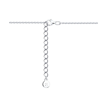 Колье из серебра с фианитами