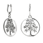 Серебряные серьги «Древо жизни»