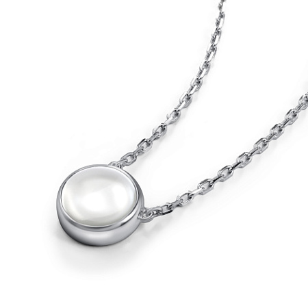 Колье из серебра с горным хрусталем