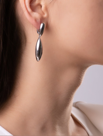 Серьги из серебра базовые