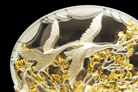 Ваза «Гуси-Лебеди»