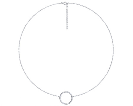 Серебряное колье «Круг»