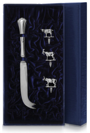 Серебряный набор для сыра «Фаворит»