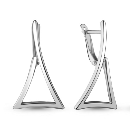 Серебряные серьги «Геометрия»