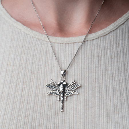 Подвеска серебро 925 Стрекоза