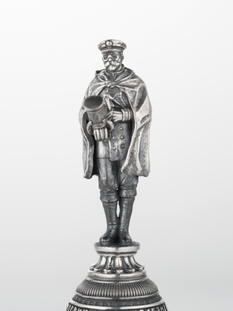 Серебряный колокольчик «Железнодорожник»