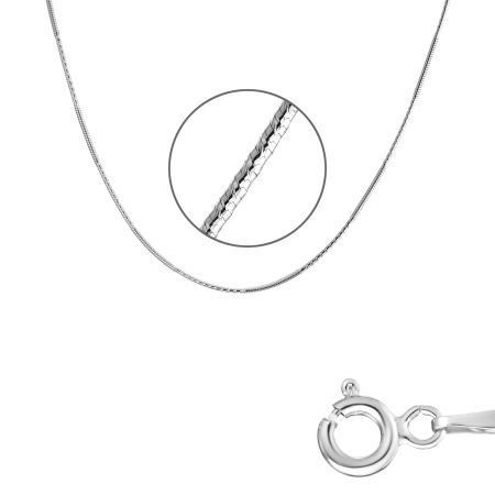 Цепь серебряная «Снейк»