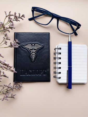 Обложка для паспорта «Кадуцей»