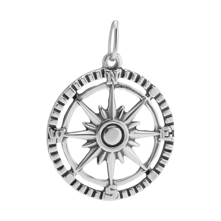 Серебряная подвеска «Компас»