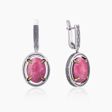 Серебряные серьги «Тулитовые Грезы»