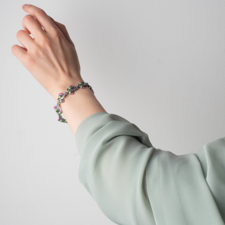 Браслет из серебра «Чертополох»