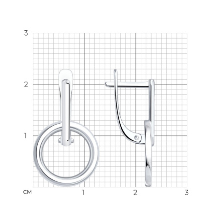 Серьги из серебра