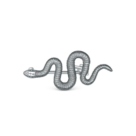 Брошь из серебра «Змея»