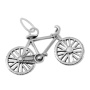 Серебряная подвеска «Велосипед»