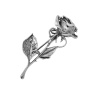 Брошь из серебра «Роза»