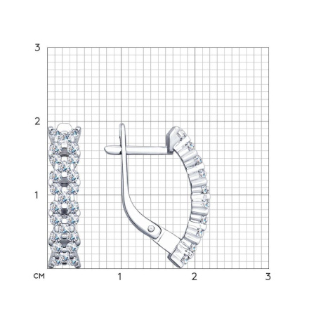 Серебряные серьги
