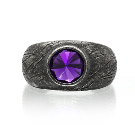 Кольцо из серебра с фианитом