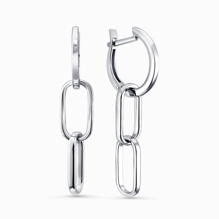 Серебряные серьги «Цепи»