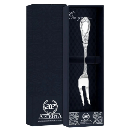 Серебряная вилка для лимона «Фамильная»