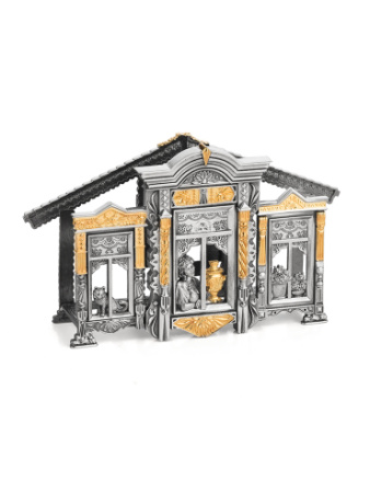 Серебряная салфетница «Родные окна»