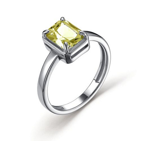 Кольцо из серебра с кварцем