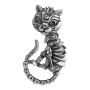 Брошь из серебра «Робокот»