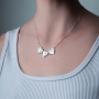 Серебряное колье «Сердце»
