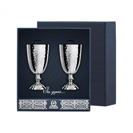 Набор рюмок №1 кованых (Серебро 925)