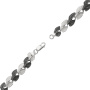 Серебряное колье «Листья»